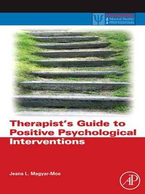 cover image of Therapist's Guide to Positive Psychological Interventions